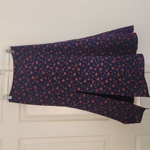 Abound High Waist Midi Side Slit Floral Skirt